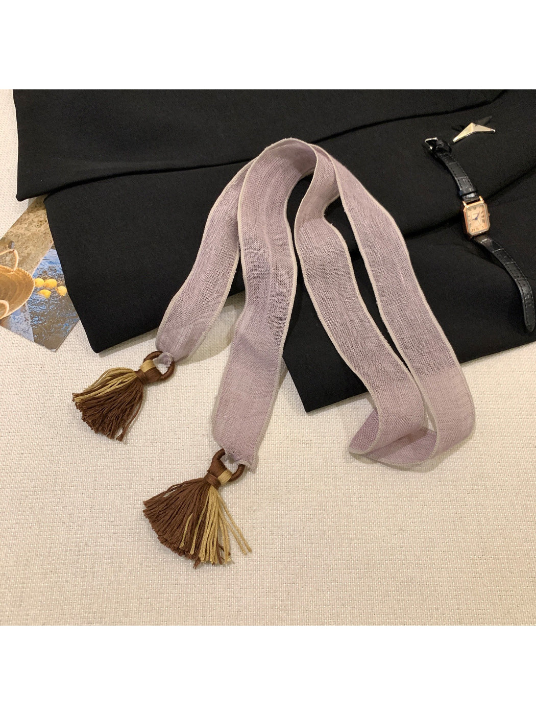 Scarvii Woven Tassel Tie Scarf product image