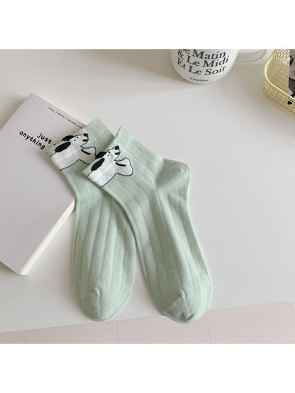 Rufia - Sweet Animal Ribbed Crew Socks product image 6