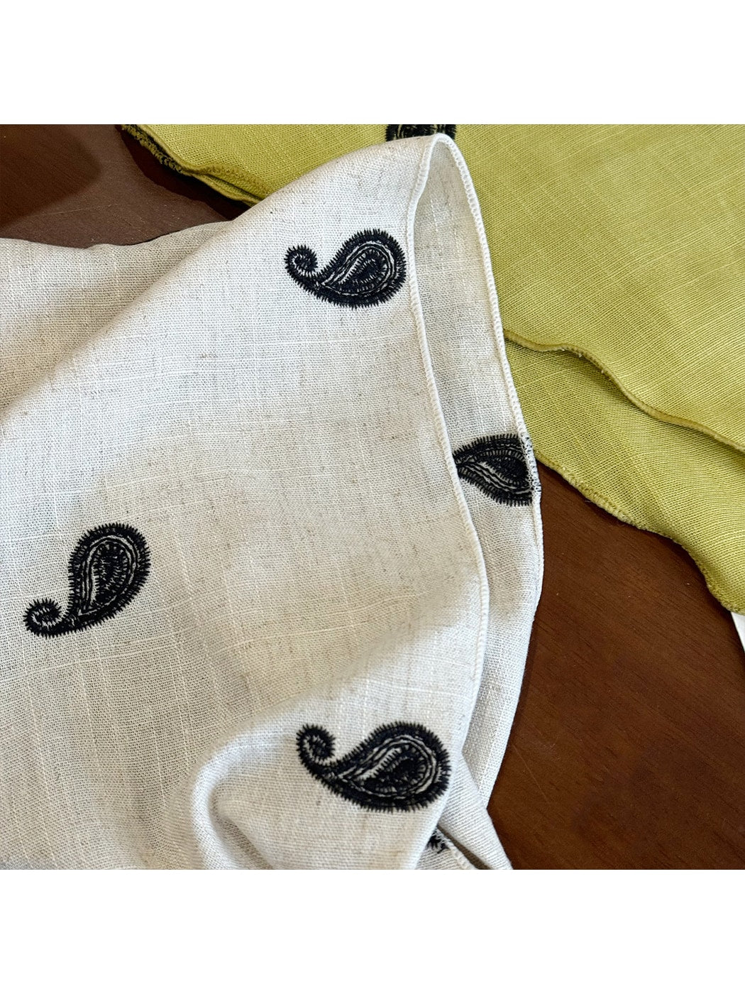 Scarvii - Simple Embroidered Triangle Scarf