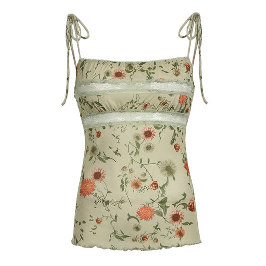 Vesty - Floral Bow Cami - Playful & Romantic