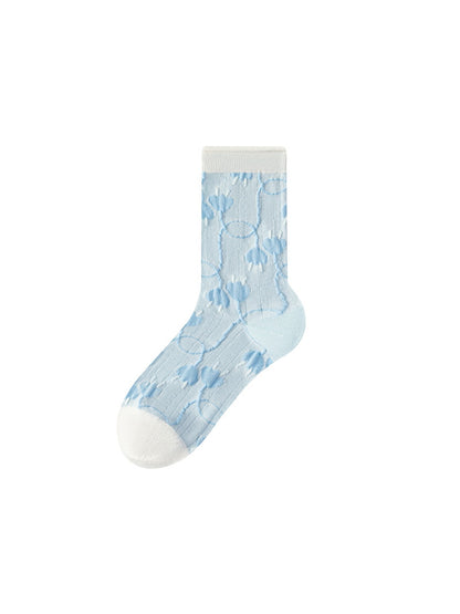 Rufia - Cute Artistic Patterns Crew Socks