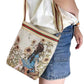 Cosbai - Cute Cartoon Crossbody Bag With Zipper