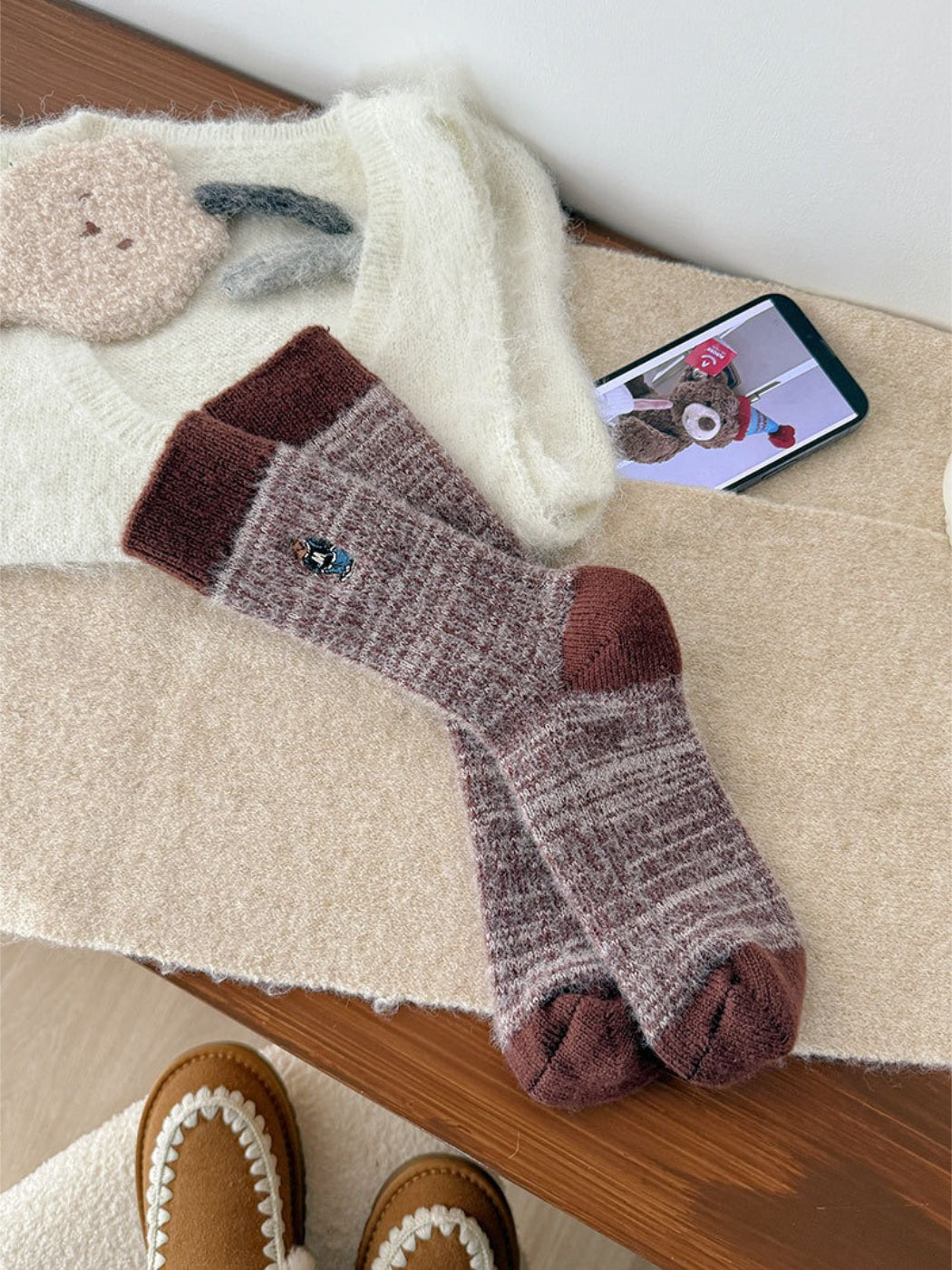 Rufia - Everyday Motif Crew Socks