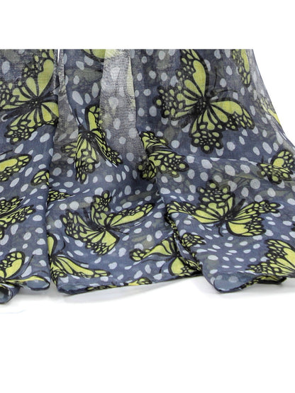 Scarvii - Autumn & Winter Butterfly Print Women's Scarf