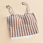 Vesty - Sweet Striped Padded Camisole
