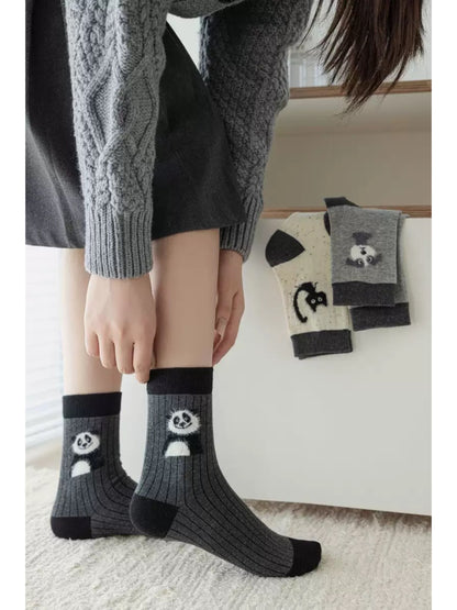 Rufia - Playful Pet Faces Crew Socks