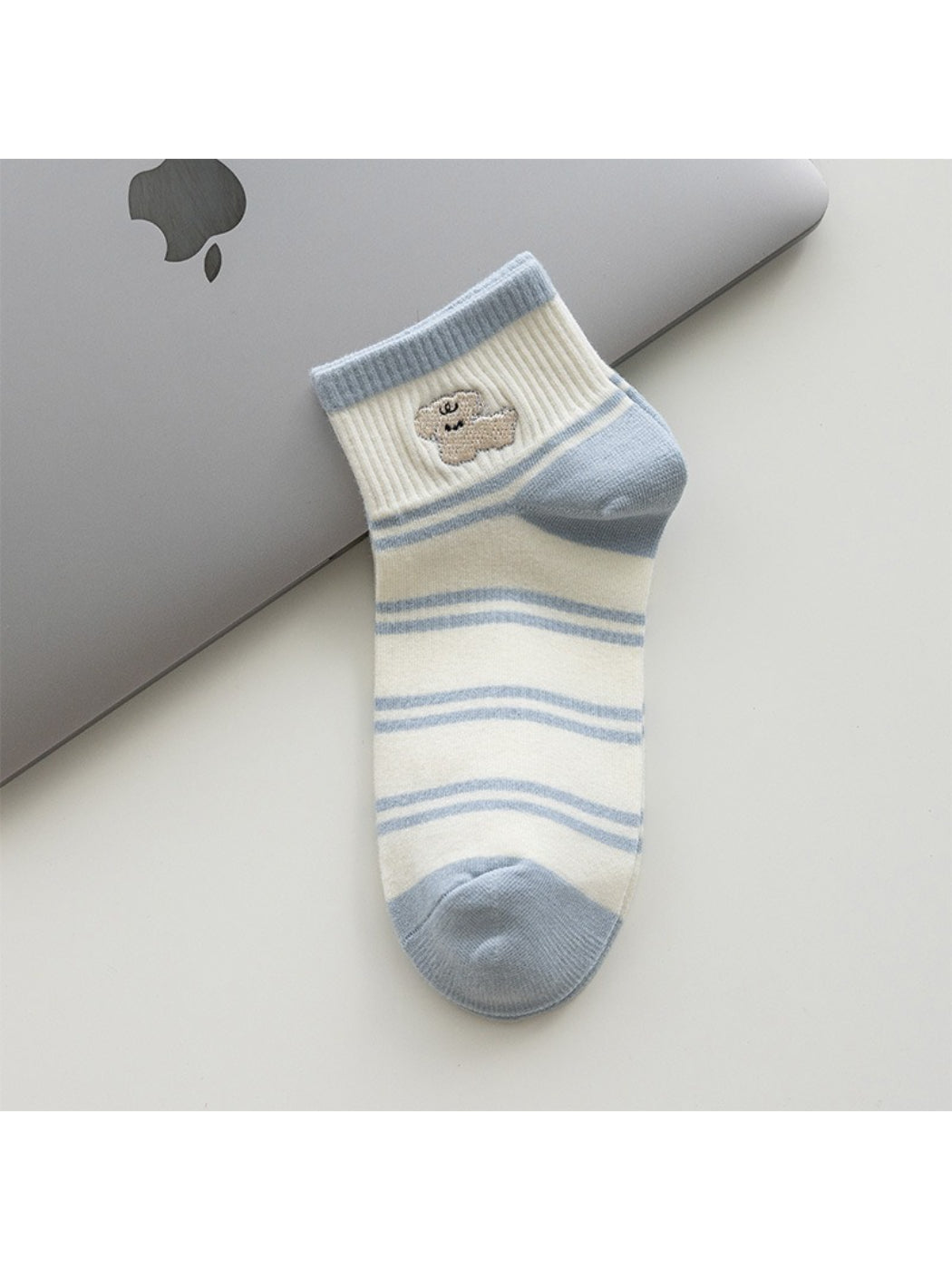 Rufia - Puppy Stripe Ankle Socks