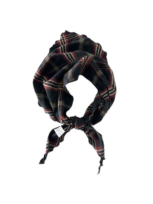 Scarvii - Vintage Plaid Triangle Scarf