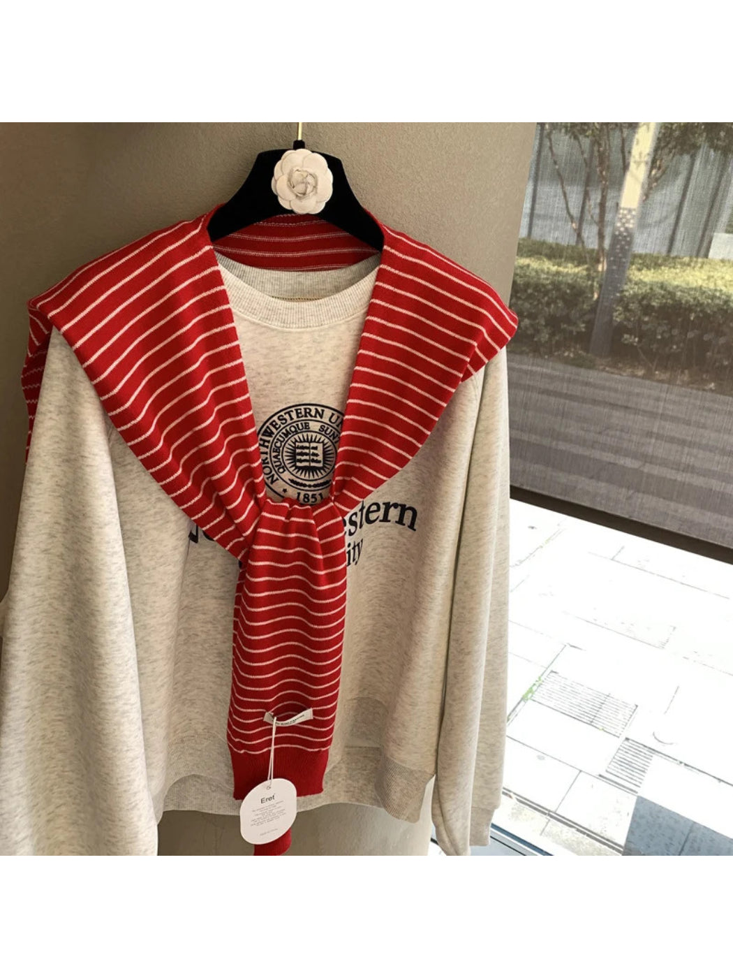 Scarvii - Horizontal Stripe scarf-style shoulder wrap