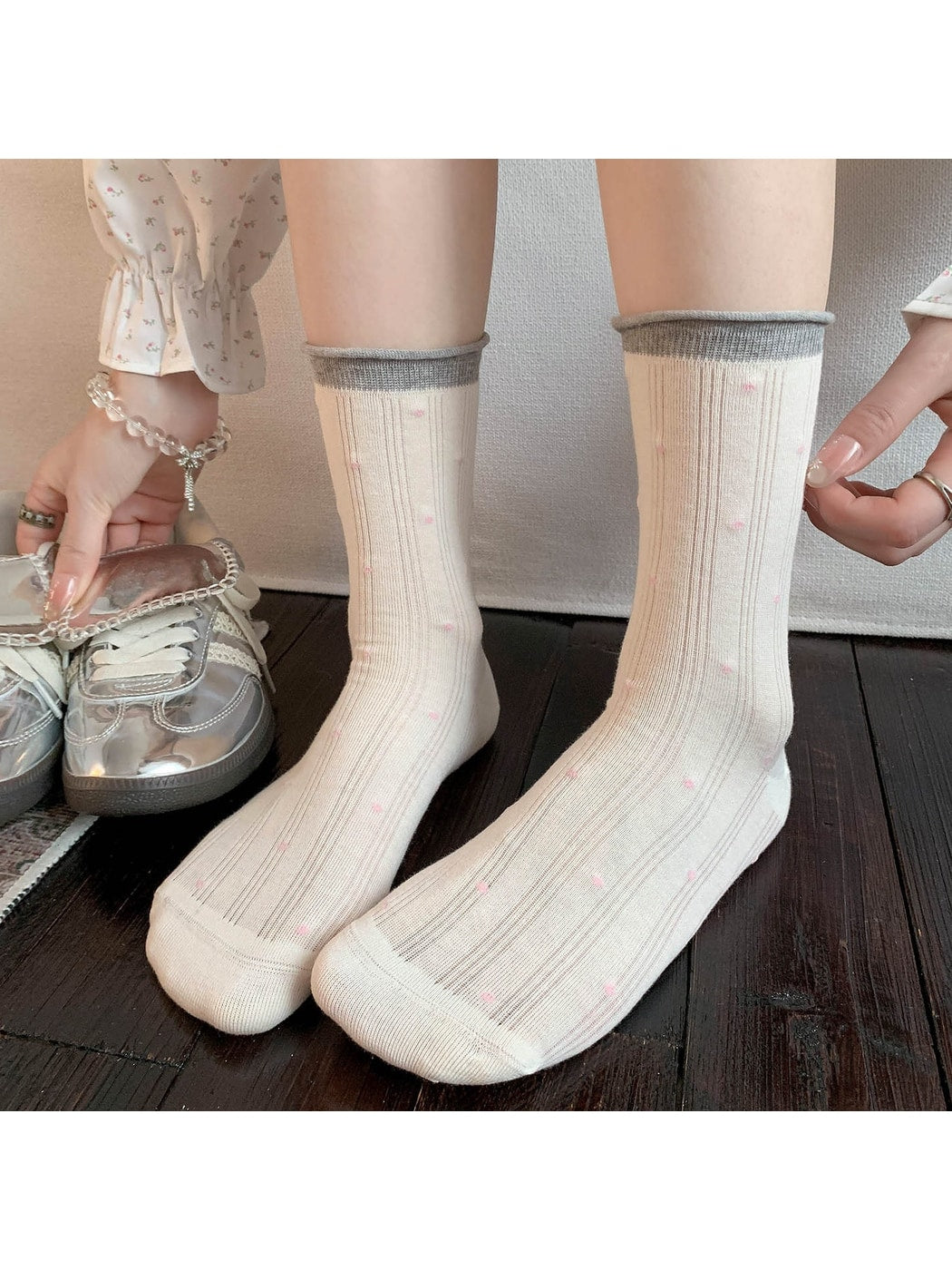 Rufia - Lightweight Polka Dot Socks