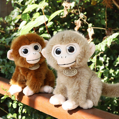 Kawai Realistic Monkey Plush Toy main product view