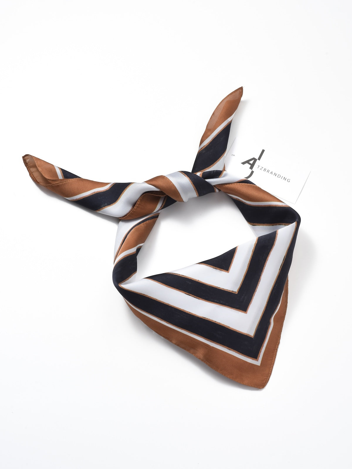Scarvii - V Stripe Square Scarf