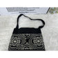 Cosbai - Knitted Shoulder Bag with Retro Style Featuring Drawstrings