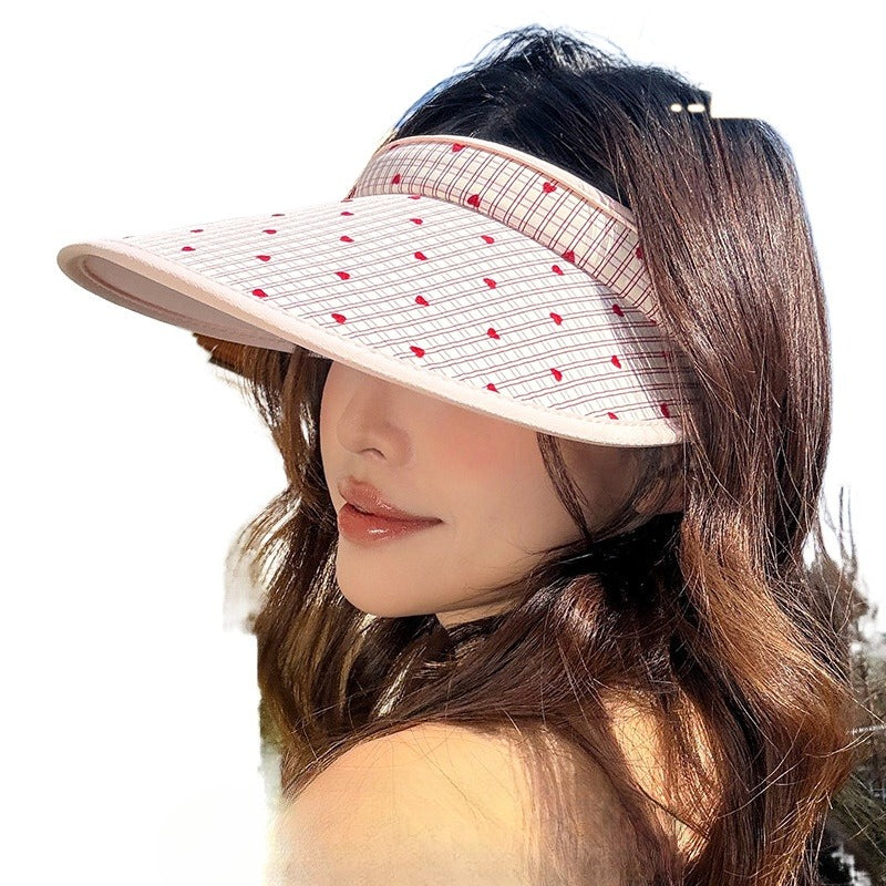 Back view of Haila open crown summer shade hat highlighting breathable open weave