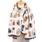 Scarvii - Cute Cartoon Cat Pattern Scarf