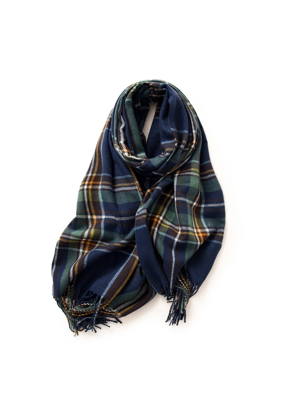 Scarvii - Classic Tartan Plaid Fringed Winter Scarf