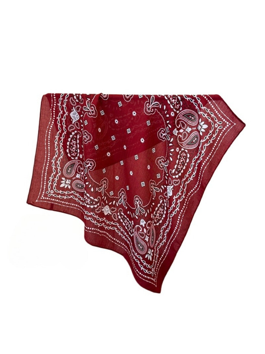 Scarvii - Vintage Paisley Patterns Square Scarf – Timeless & Elegant