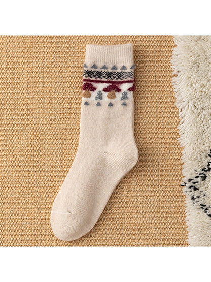 Rufia - Mushroom Pattern Knit Crew Socks product image 7