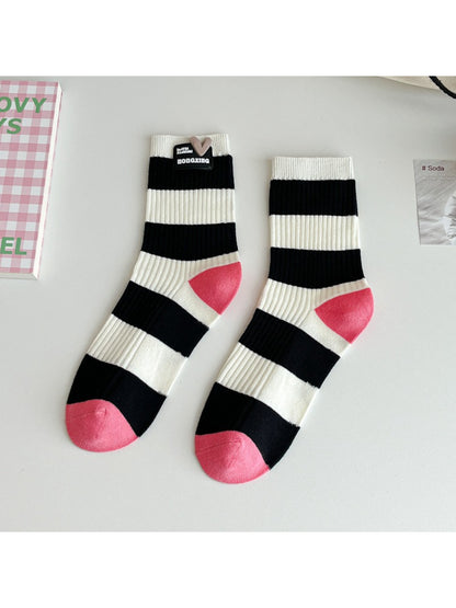 Rufia - Contrast Cuff Detail Crew Socks product image 8