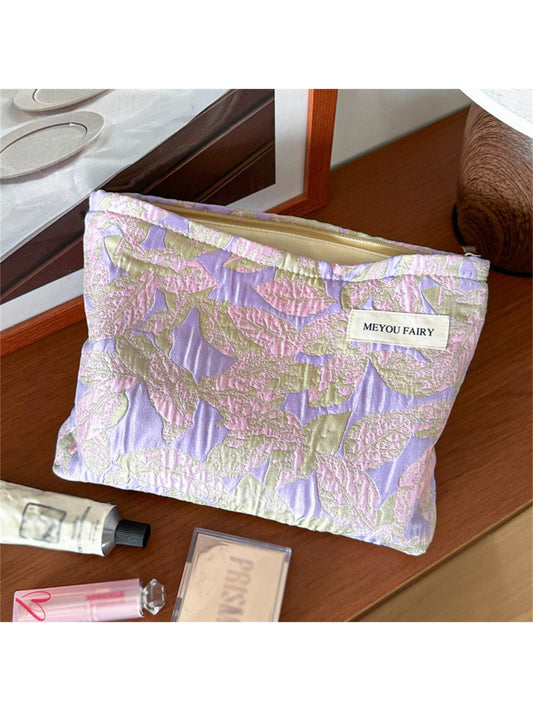Cosbai Quilted Garden Makeup Pouch product image