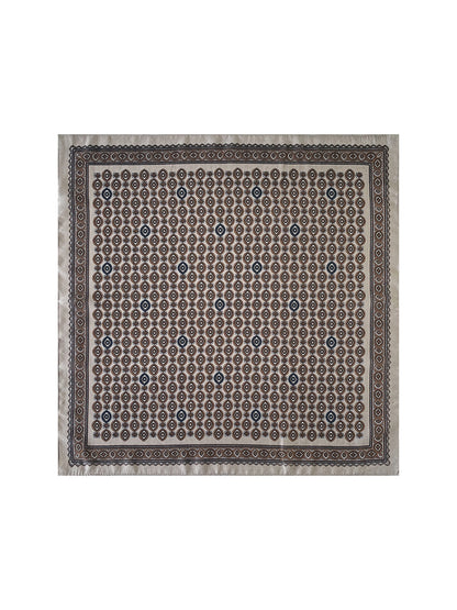 Scarvii - Geometric Border Square Scarf