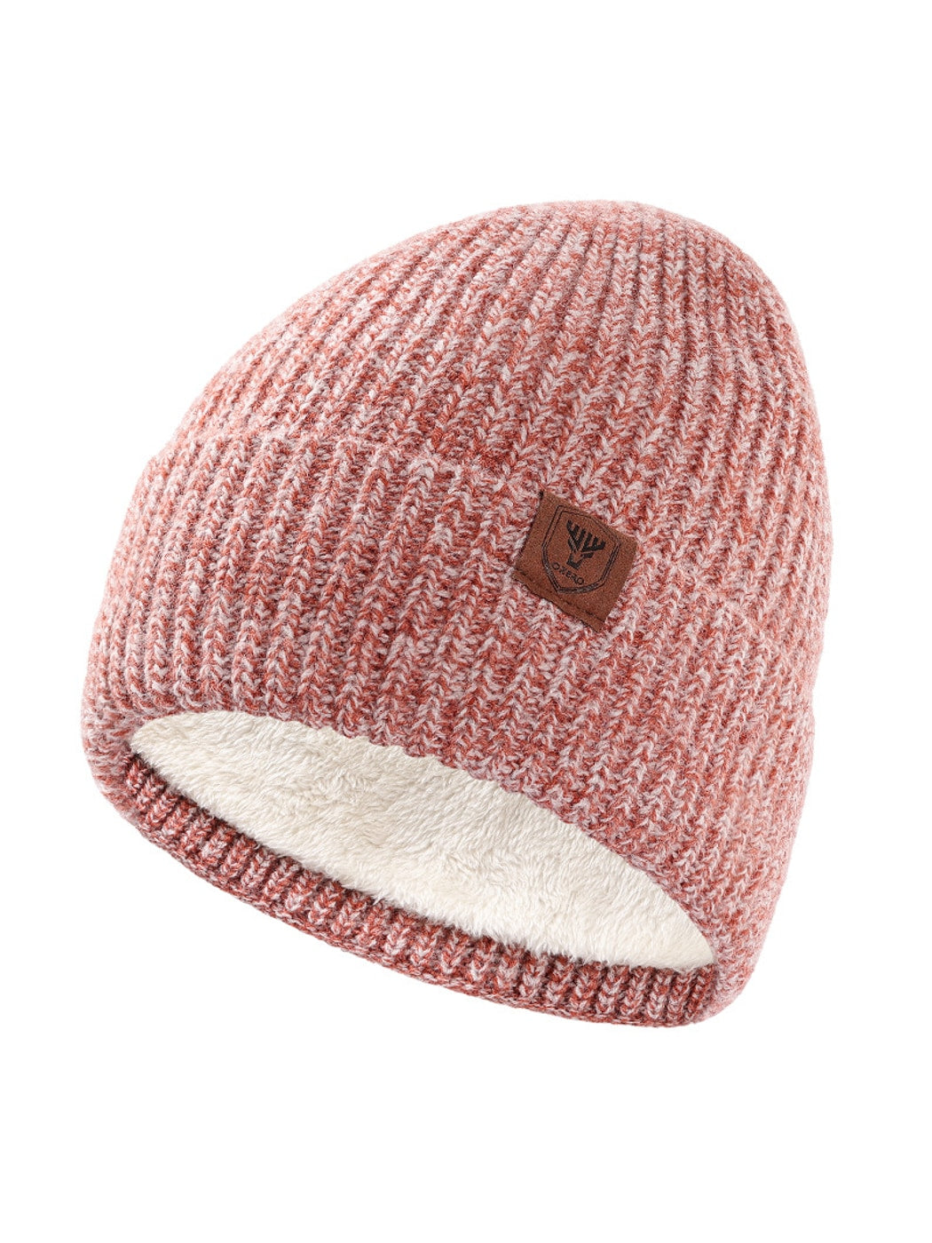 Haila - Solid Color Round Crown Knit Women's Beanie