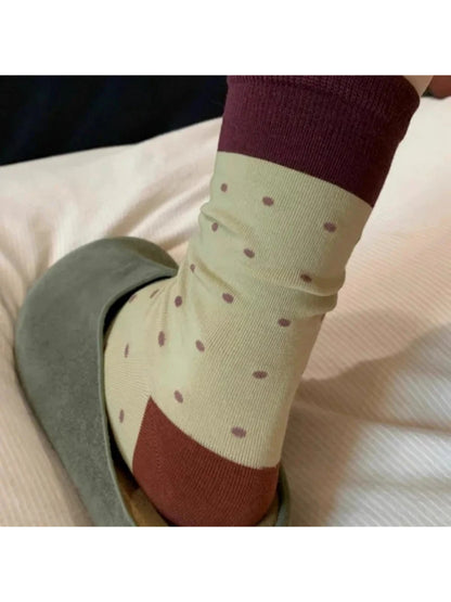 Rufia - Polka Dot Crew Socks