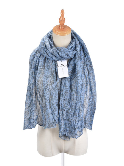 Scarvii - Ditsy Floral Crinkle Lightweight Scarf