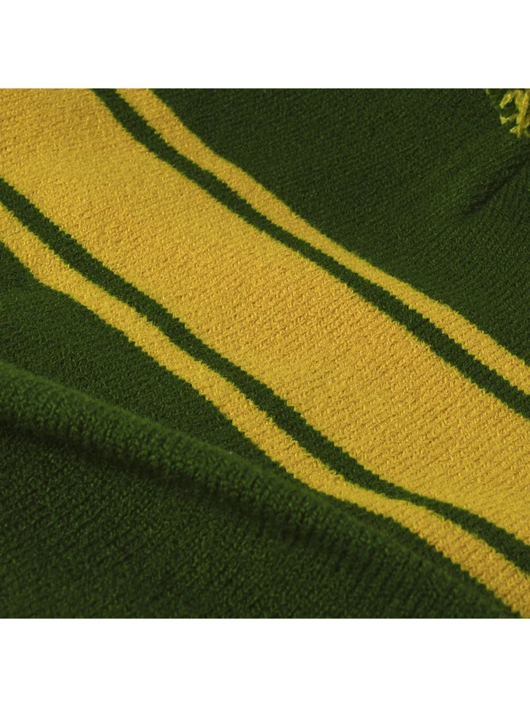 Haila - Striped Pom Cuffed Knit Beanie