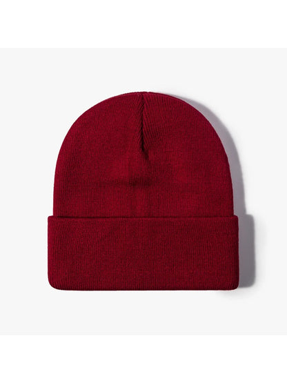 Haila - Solid Fine-Knit Cuffed Beanie