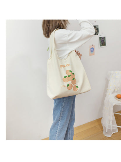 Cosbai - Fruit Series Soft Shoulder Tote
