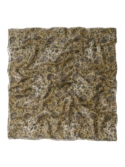 Scarvii - Vintage Scarf with Floral Print