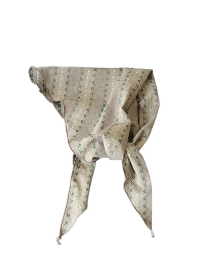 Scarvii - Sweet Floral Stripe Triangle Bandana