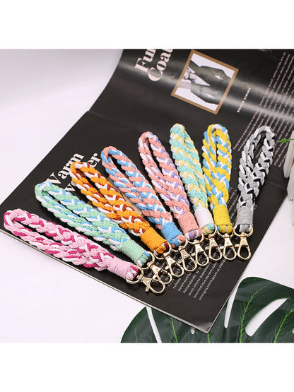 Koco Colorful Braided Keychain & Wristlet Phone Lanyard product shape