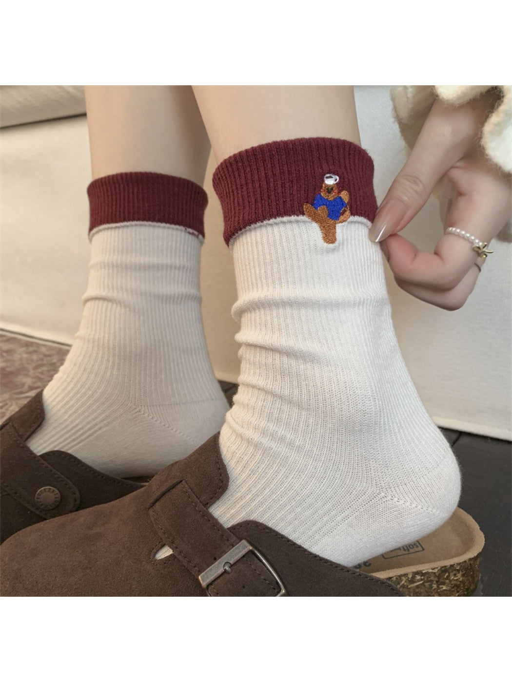Rufia - Playful Character Ribbed Crew Socks product image 3