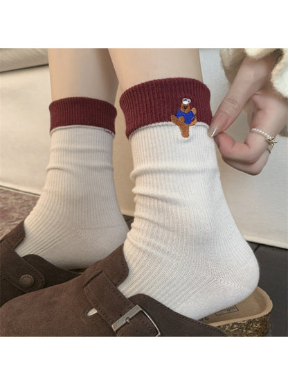 Rufia - Playful Character Ribbed Crew Socks product image 3