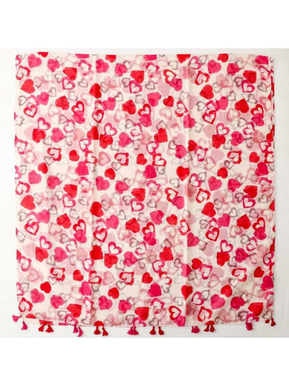 Scarvii - Soft Heart Illustration Everyday Scarf