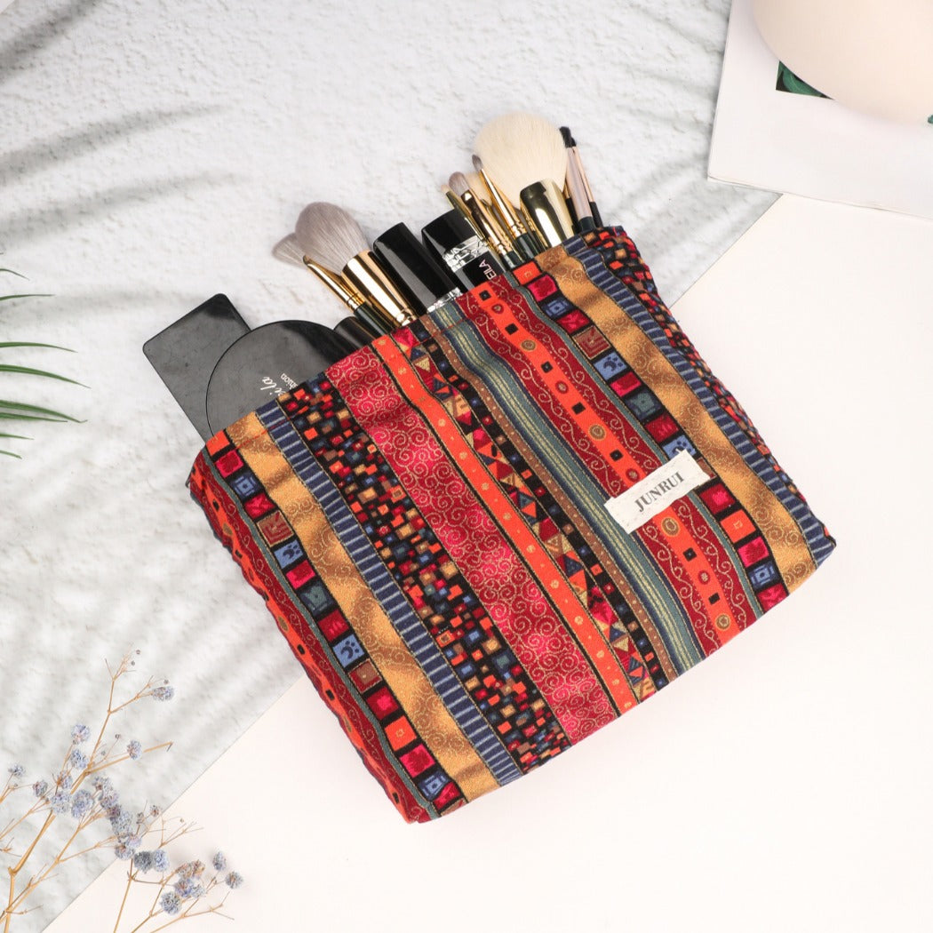 Cosbai - Boho Retro Cosmetic Travel Clutch Pouch