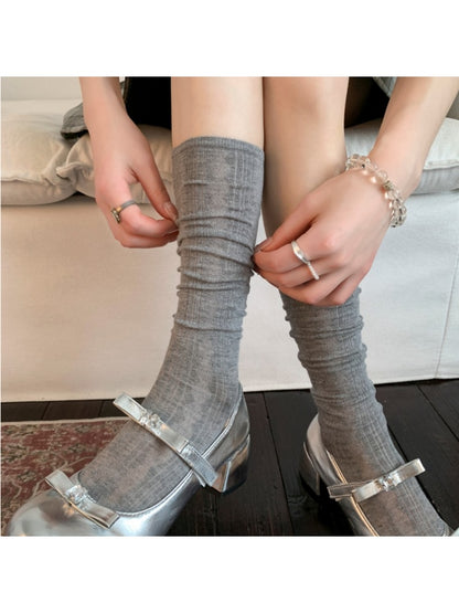 Rufia - Ballet Inspired Women's Mid Calf Socks