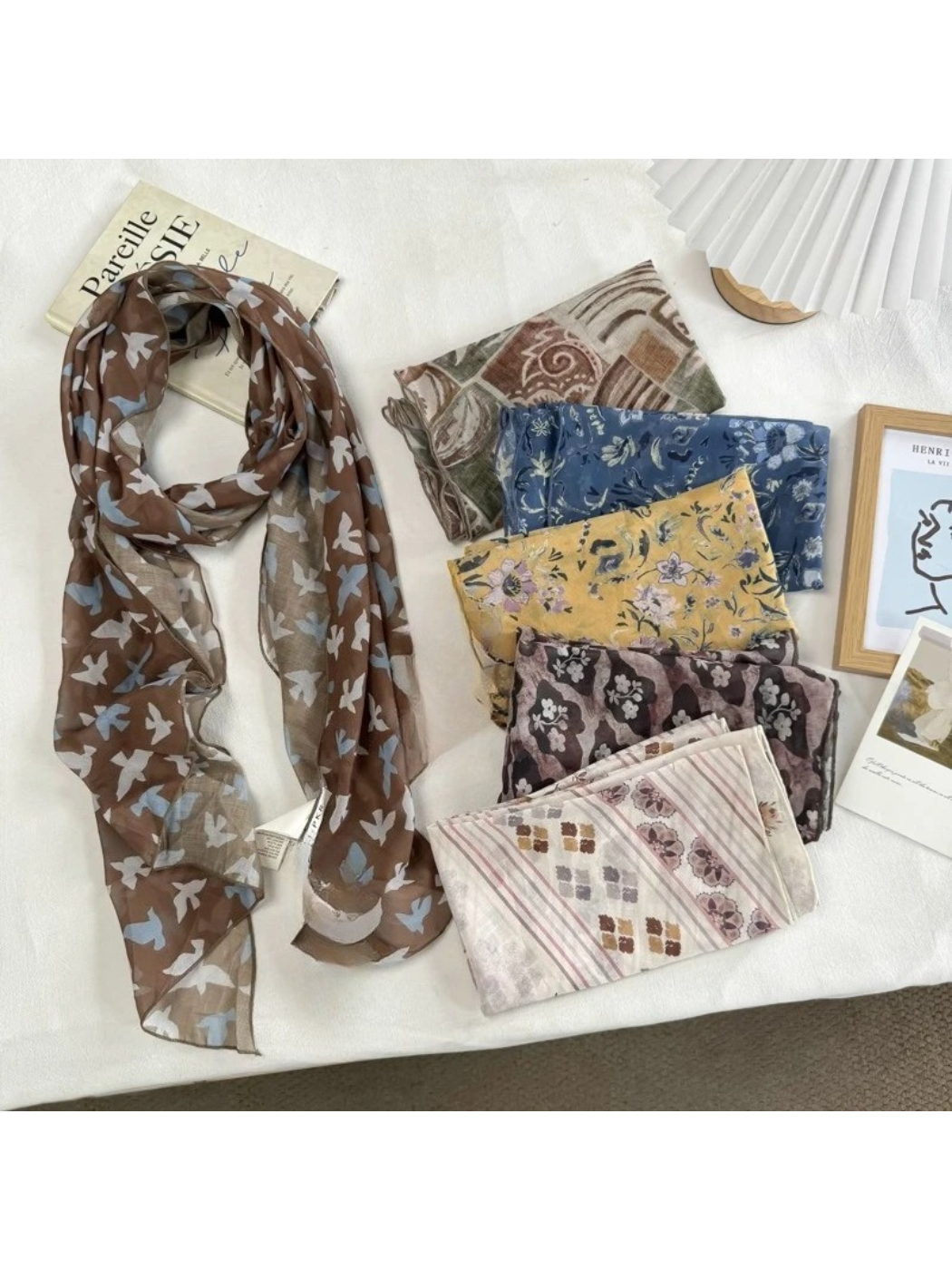 Scarvii - Artistic Pattern Long Scarf