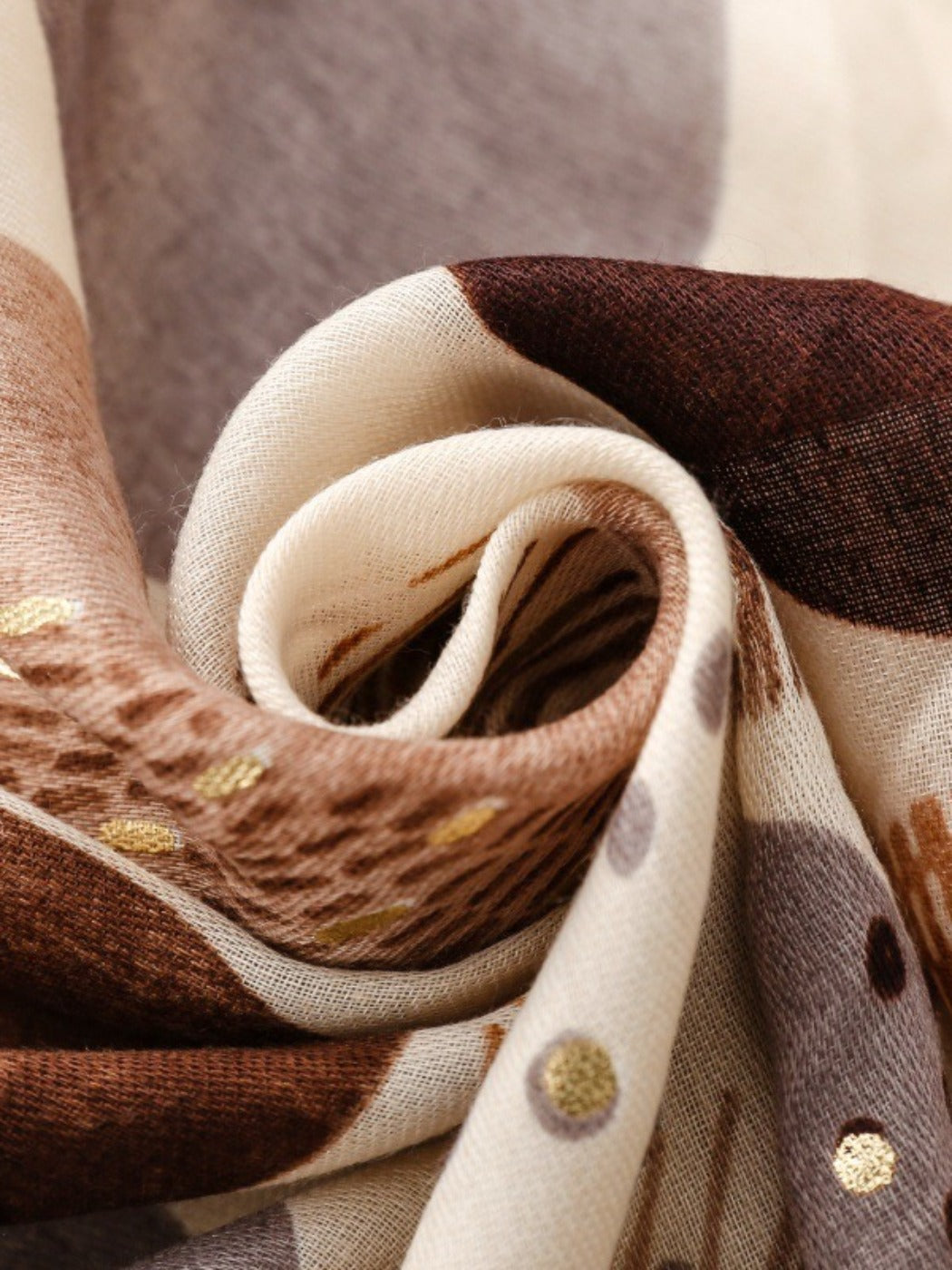 Scarvii - Soft Retro Geometric Print Scarf - 4 Colors
