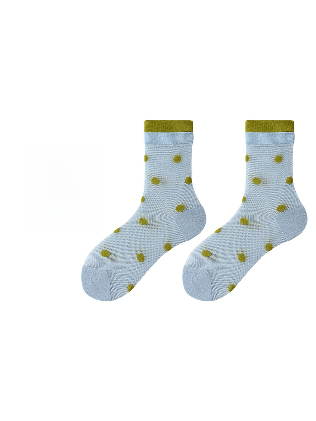 Rufia - Fresh Contrast Polka Dot Crew Sock