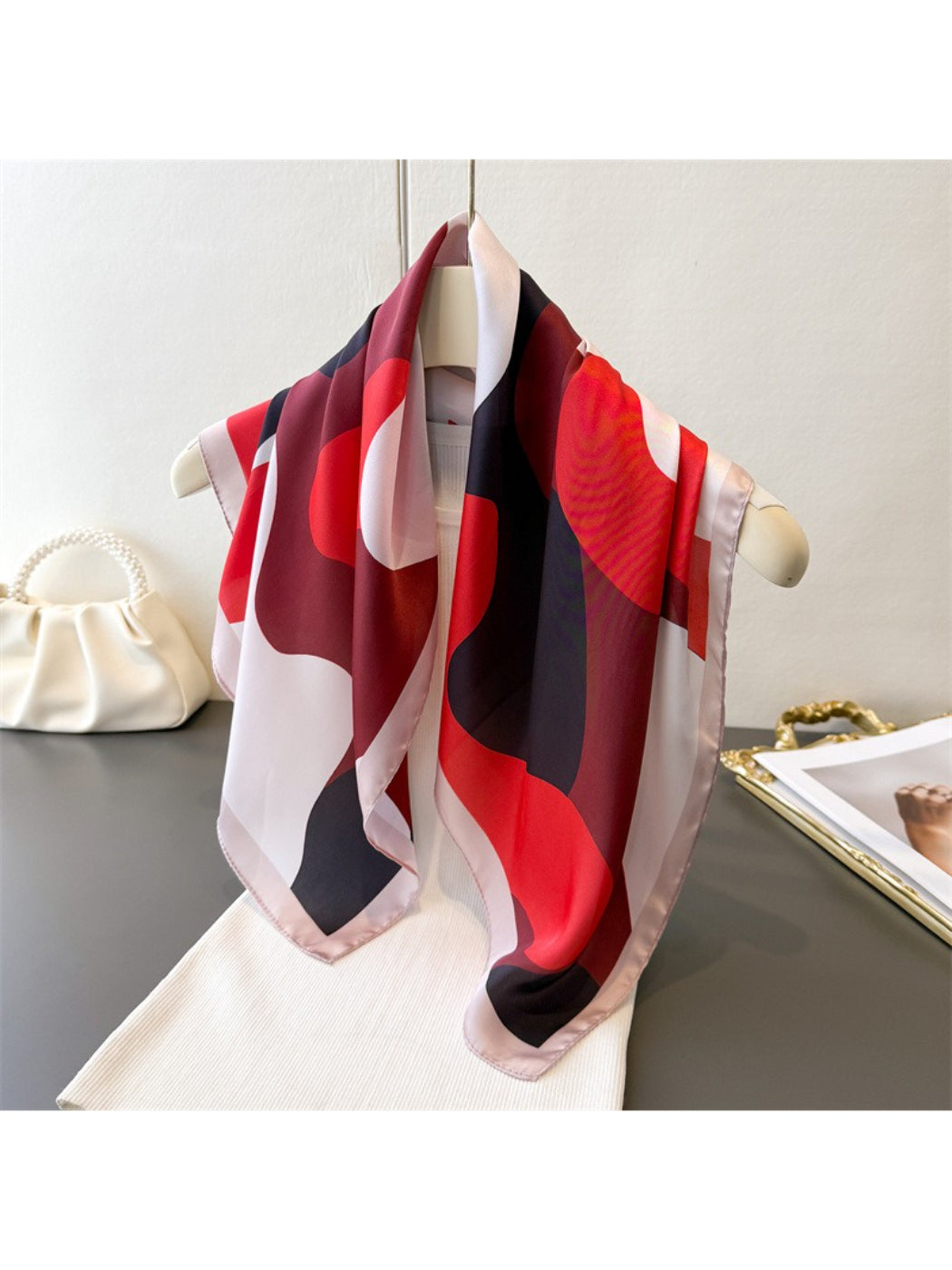 Scarvii Bold Geometric Square Scarf