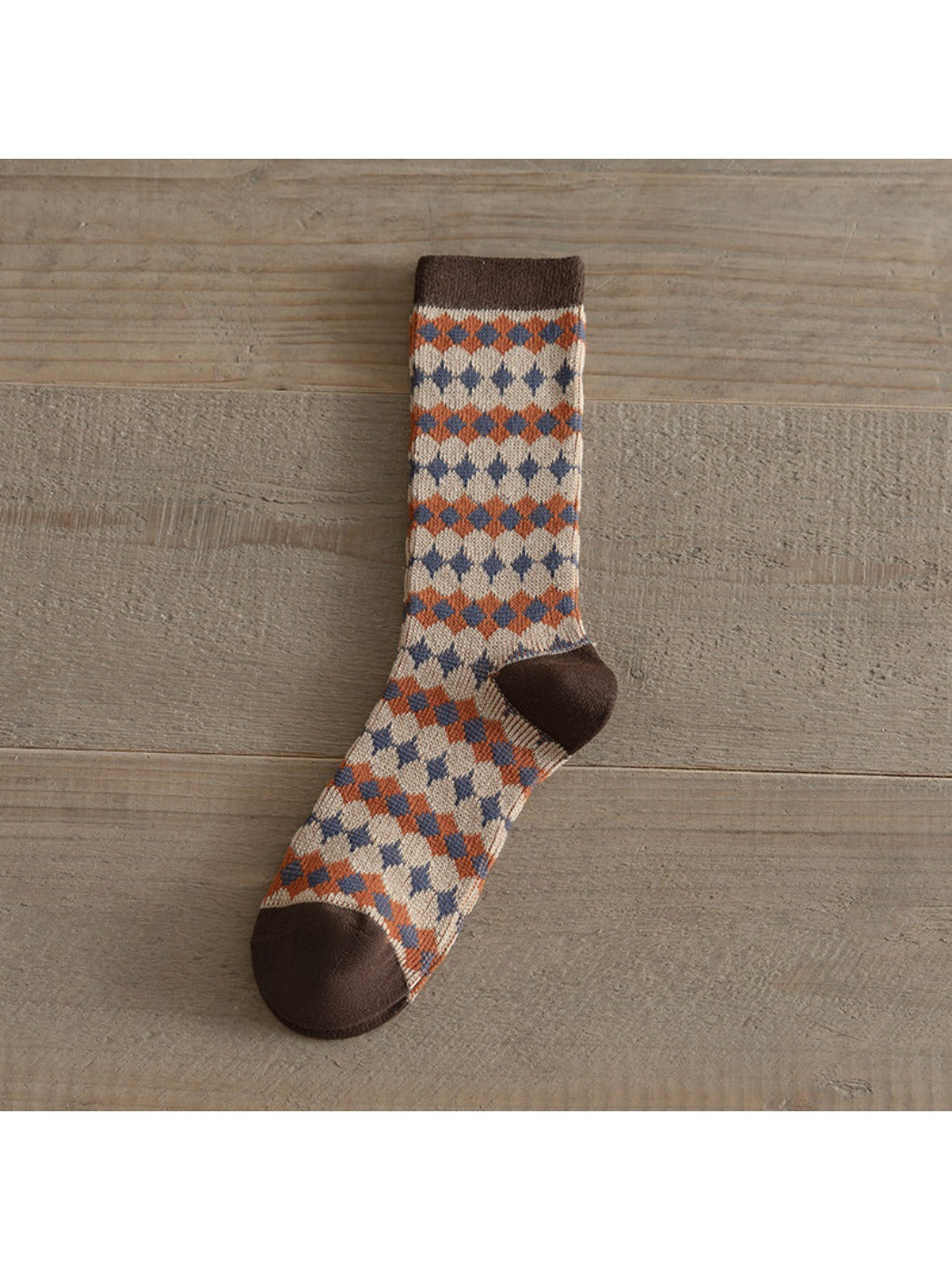 Rufia - Classic Plaid Winter Socks with Schoolgirl Style