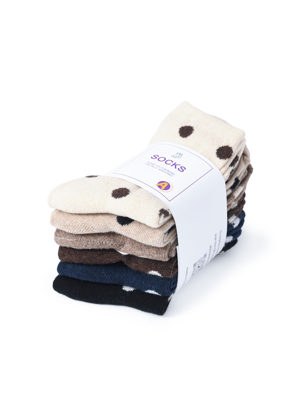 Rufia - 6-Pair Set of Polka Dot Socks product image 1