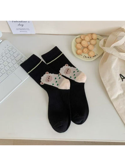 Rufia - Cute Animal Pattern Crew Socks product image 4