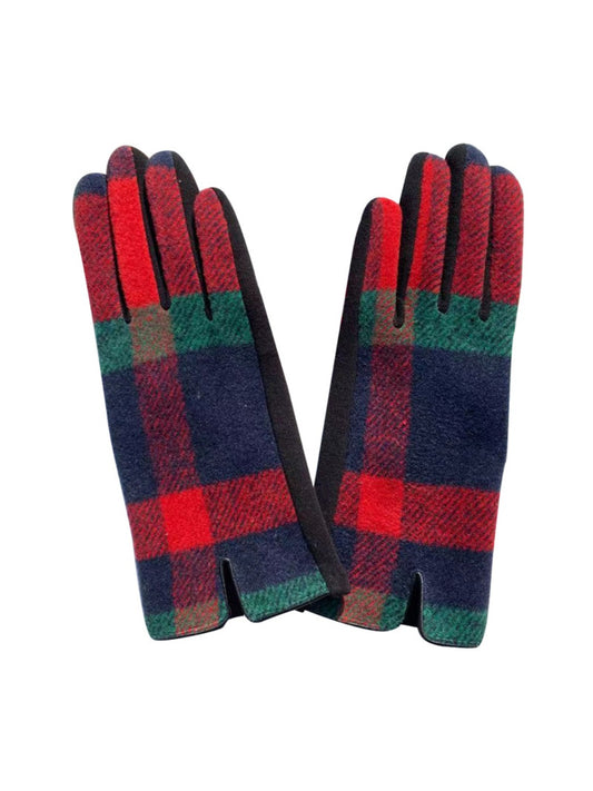 Gloving - Women's Plaid Touchscreen Winter Gloves