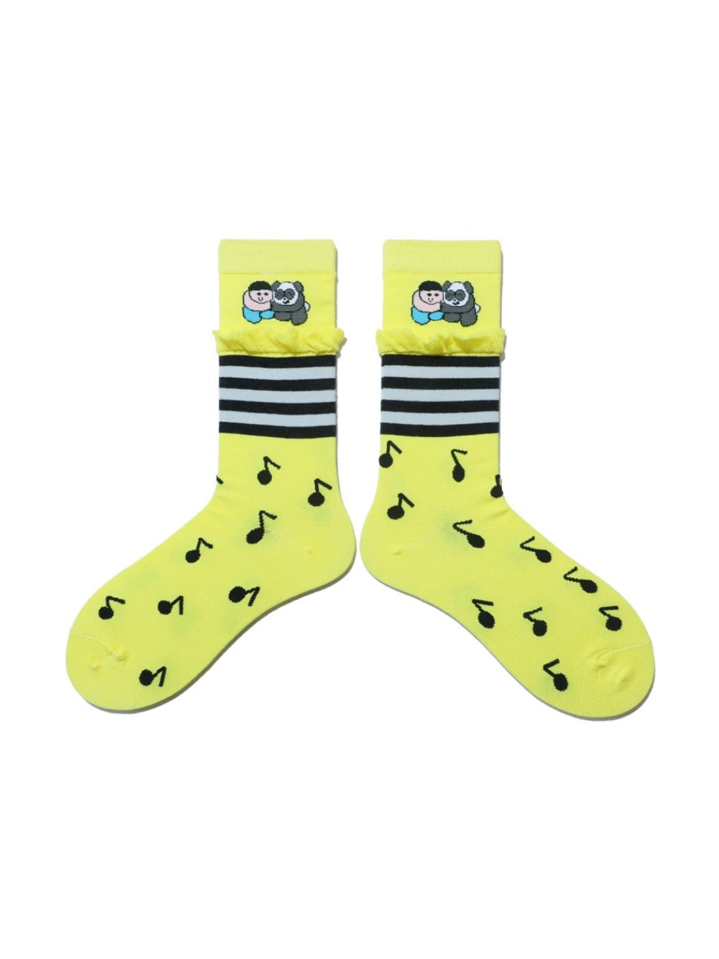 Rufia - Playful Colorful Character Crew Socks