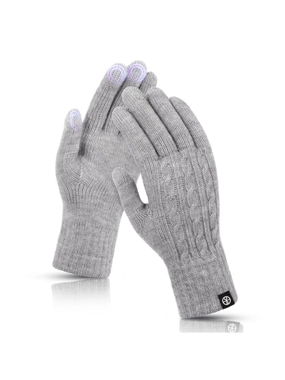 Gloving - Cable Knit Touchscreen Winter Gloves