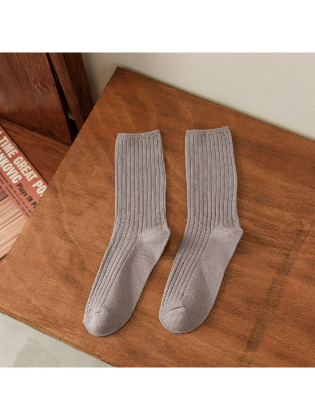Rufia - Classic Ribbed Mid-Calf Crew Socks product image 8